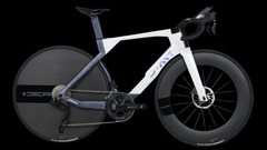 VITTORIA Air Full Carbon Road Bike with Shimano 105 DI2 R7170 Aerobar Shifters and Carbon Disc Wheel
