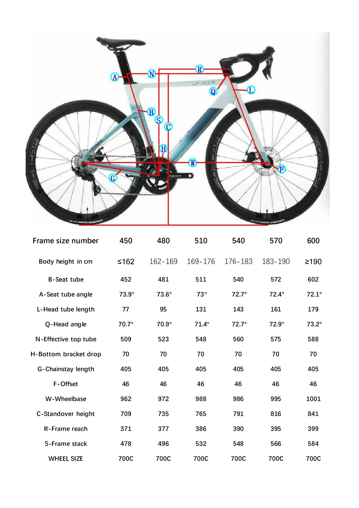 Fuoco Top R7120 Full Carbon Road Bike